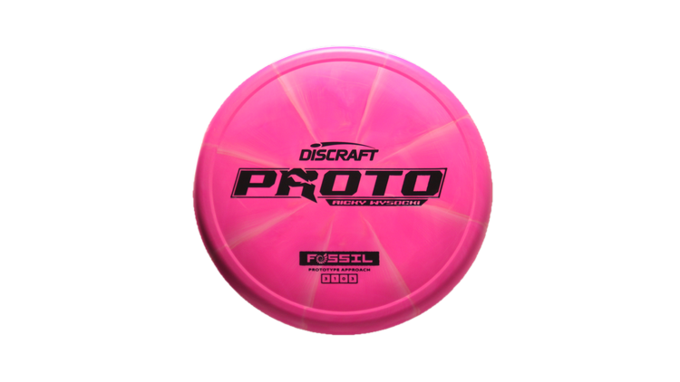 Discraft Ricky Wysocki Prototype CT Swirl Fossil Putter Front View