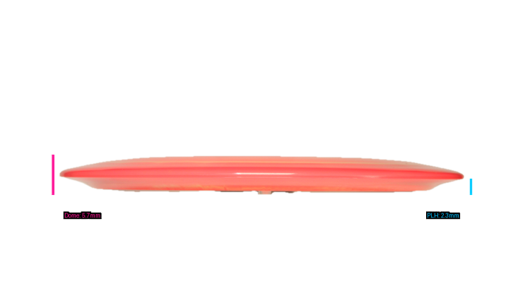 Discraft Ricky Wysocki Prototype Swirly ESP Hallux Distance Driver Profile View