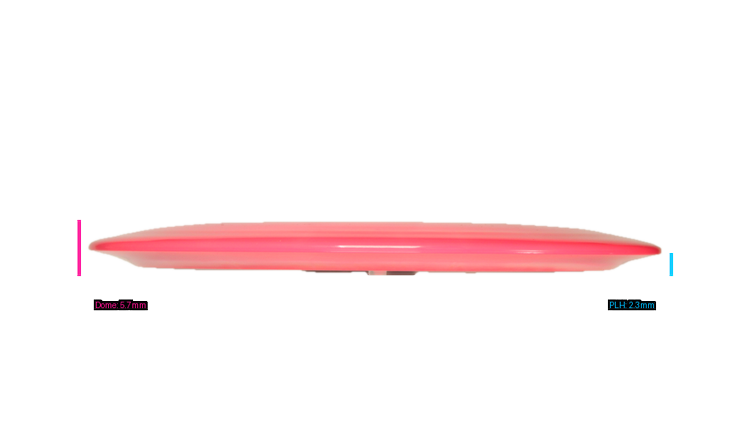 Discraft Ricky Wysocki Prototype Swirly ESP Hallux Distance Driver Profile View