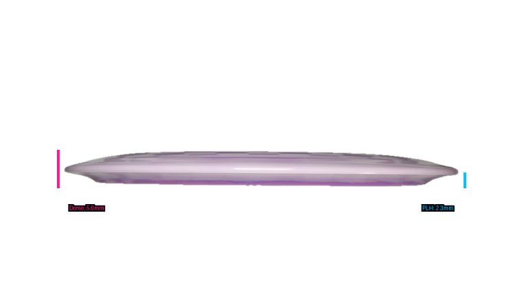 Discraft Ricky Wysocki Prototype Swirly ESP Hallux Distance Driver Profile View