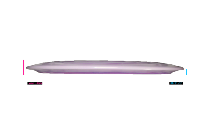 Discraft Ricky Wysocki Prototype Swirly ESP Hallux Distance Driver Profile View