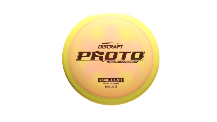 Discraft Ricky Wysocki Prototype Swirly ESP Hallux Distance Driver Front View