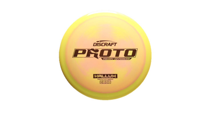 Discraft Ricky Wysocki Prototype Swirly ESP Hallux Distance Driver Front View