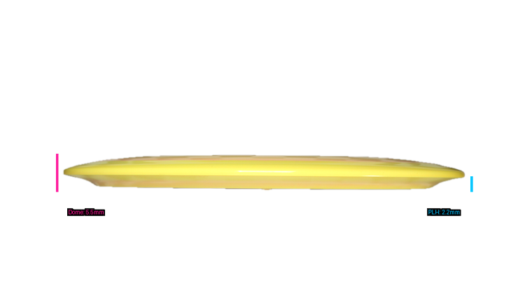 Discraft Ricky Wysocki Prototype Swirly ESP Hallux Distance Driver Profile View