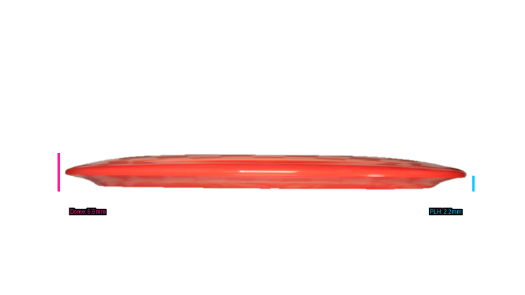 Discraft Ricky Wysocki Prototype Swirly ESP Hallux Distance Driver Profile View