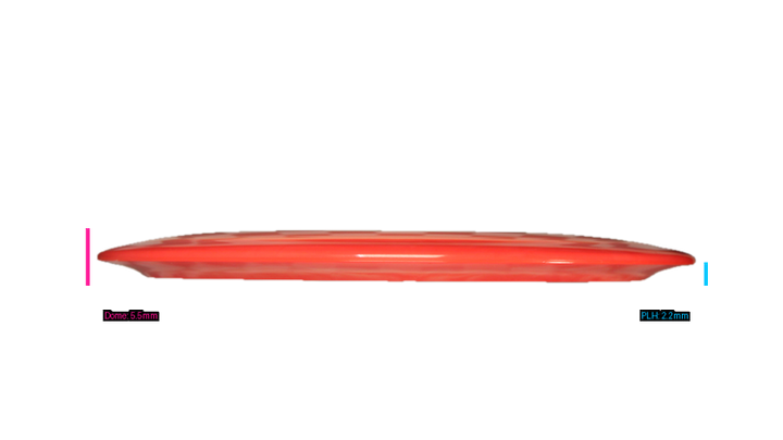 Discraft Ricky Wysocki Prototype Swirly ESP Hallux Distance Driver Profile View