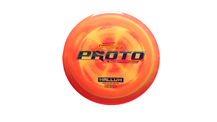 Discraft Ricky Wysocki Prototype Swirly ESP Hallux Distance Driver Front View