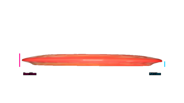 Discraft Ricky Wysocki Prototype Swirly ESP Hallux Distance Driver Profile View