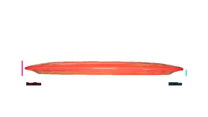 Discraft Ricky Wysocki Prototype Swirly ESP Hallux Distance Driver Profile View