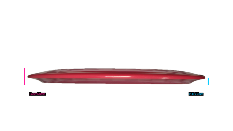 Discraft Ricky Wysocki Prototype Swirly ESP Hallux Distance Driver Profile View