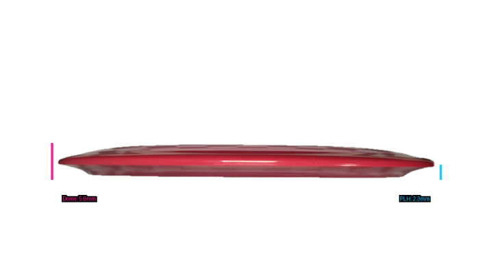 Discraft Ricky Wysocki Prototype Swirly ESP Hallux Distance Driver Profile View