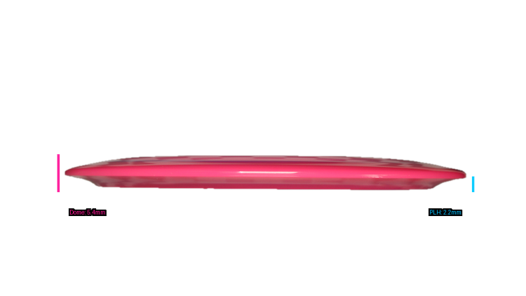 Discraft Ricky Wysocki Prototype Swirly ESP Hallux Distance Driver Profile View