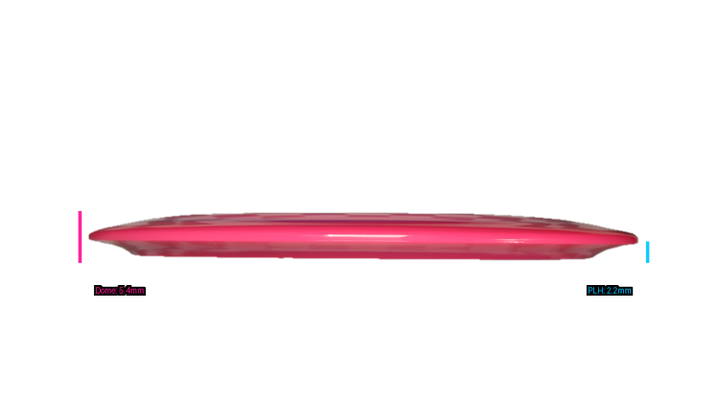 Discraft Ricky Wysocki Prototype Swirly ESP Hallux Distance Driver Profile View