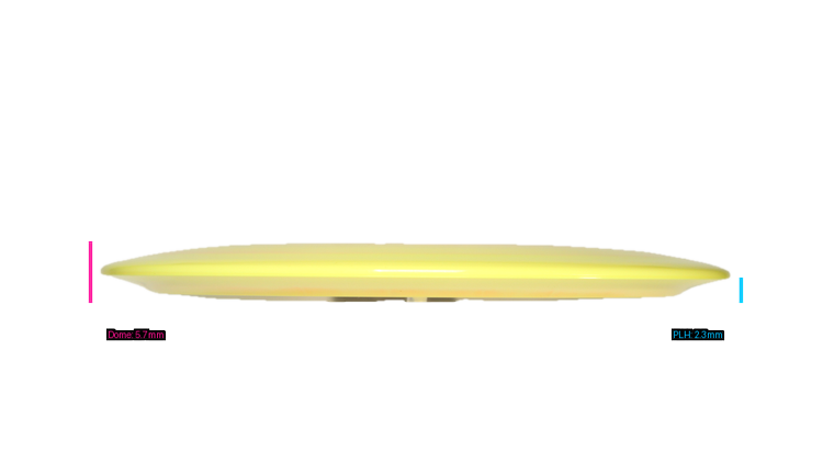 Discraft Ricky Wysocki Prototype Swirly ESP Hallux Distance Driver Profile View