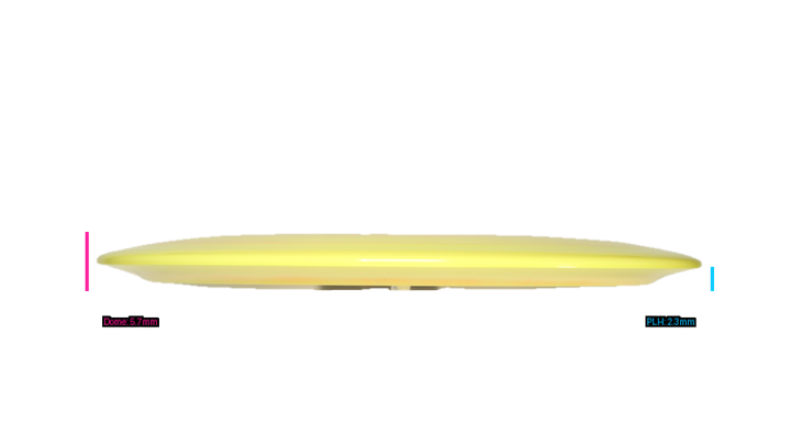 Discraft Ricky Wysocki Prototype Swirly ESP Hallux Distance Driver Profile View