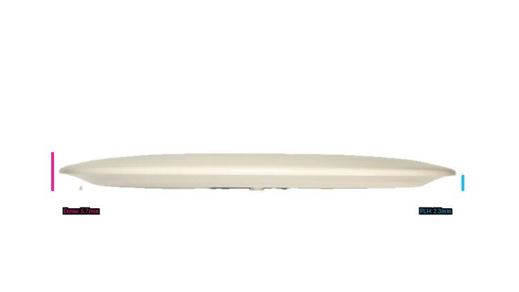 Discraft Ricky Wysocki Prototype Swirly ESP Hallux Distance Driver Profile View