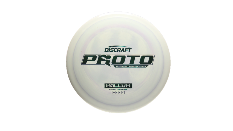 Discraft Ricky Wysocki Prototype Swirly ESP Hallux Distance Driver Front View