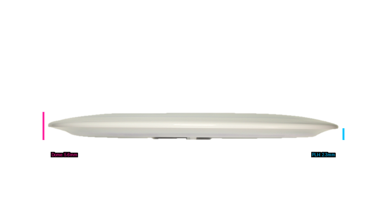 Discraft Ricky Wysocki Prototype Swirly ESP Hallux Distance Driver Profile View