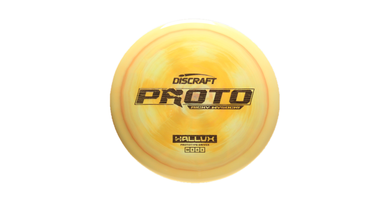 Discraft Ricky Wysocki Prototype Swirly ESP Hallux Distance Driver Front View