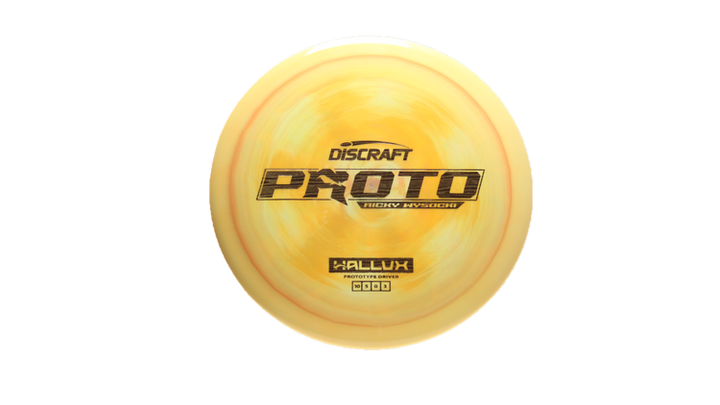 Discraft Ricky Wysocki Prototype Swirly ESP Hallux Distance Driver Front View