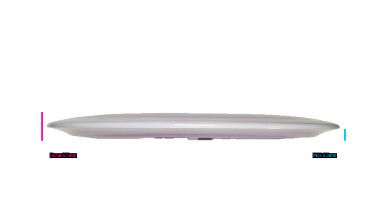 Discraft Ricky Wysocki Prototype Swirly ESP Hallux Distance Driver Profile View