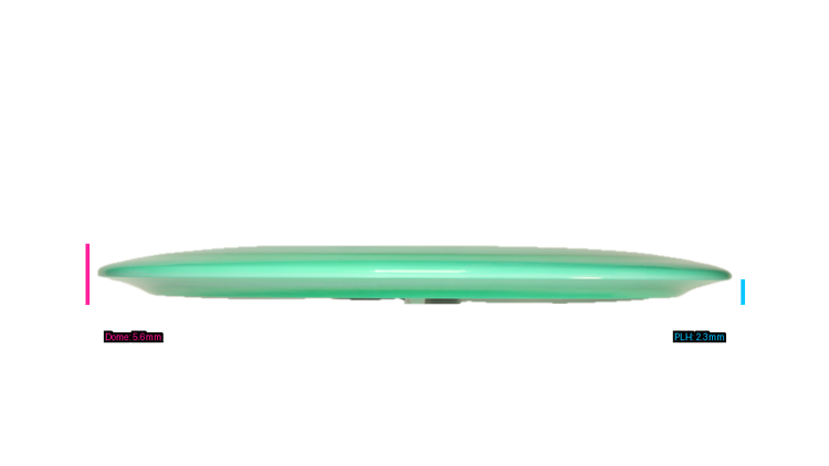 Discraft Ricky Wysocki Prototype Swirly ESP Hallux Distance Driver Profile View