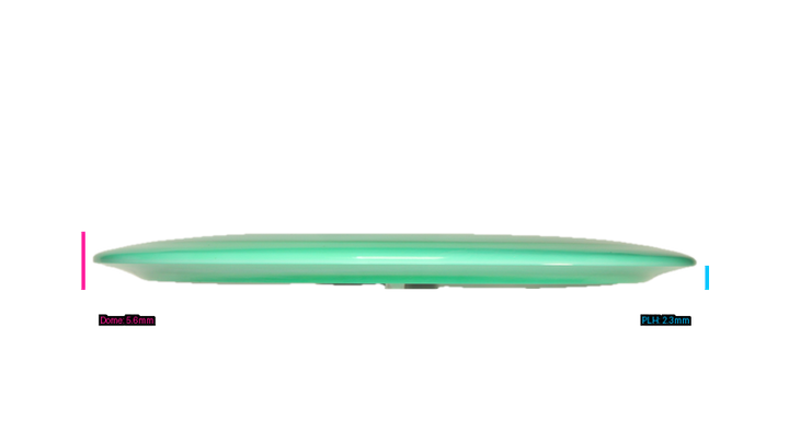 Discraft Ricky Wysocki Prototype Swirly ESP Hallux Distance Driver Profile View