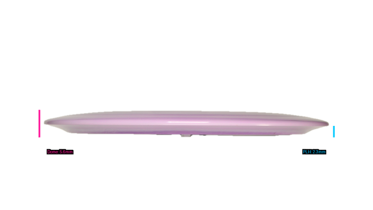 Discraft Ricky Wysocki Prototype Swirly ESP Hallux Distance Driver Profile View