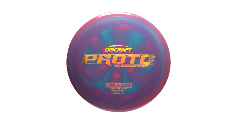 Discraft Ricky Wysocki Prototype Swirly ESP Hallux Distance Driver Front View