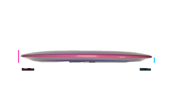 Discraft Ricky Wysocki Prototype Swirly ESP Hallux Distance Driver Profile View