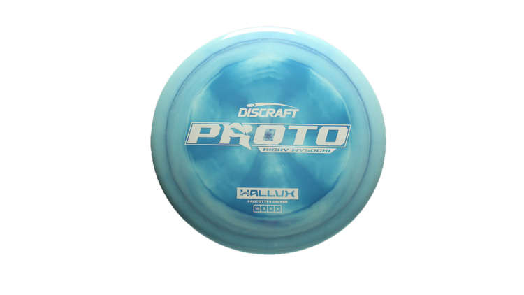 Discraft Ricky Wysocki Prototype Swirly ESP Hallux Distance Driver Front View