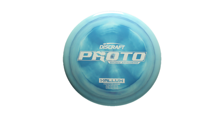 Discraft Ricky Wysocki Prototype Swirly ESP Hallux Distance Driver Front View