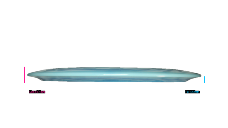 Discraft Ricky Wysocki Prototype Swirly ESP Hallux Distance Driver Profile View