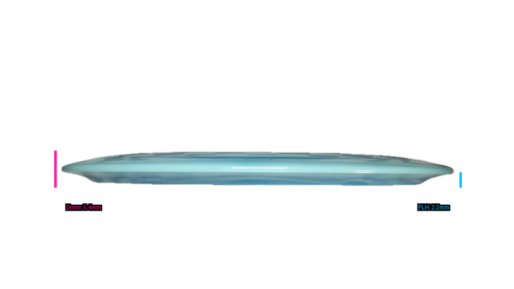 Discraft Ricky Wysocki Prototype Swirly ESP Hallux Distance Driver Profile View