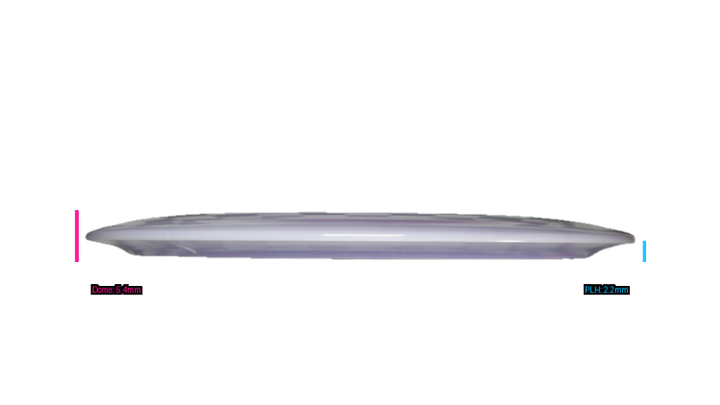 Discraft Ricky Wysocki Prototype Swirly ESP Hallux Distance Driver Profile View