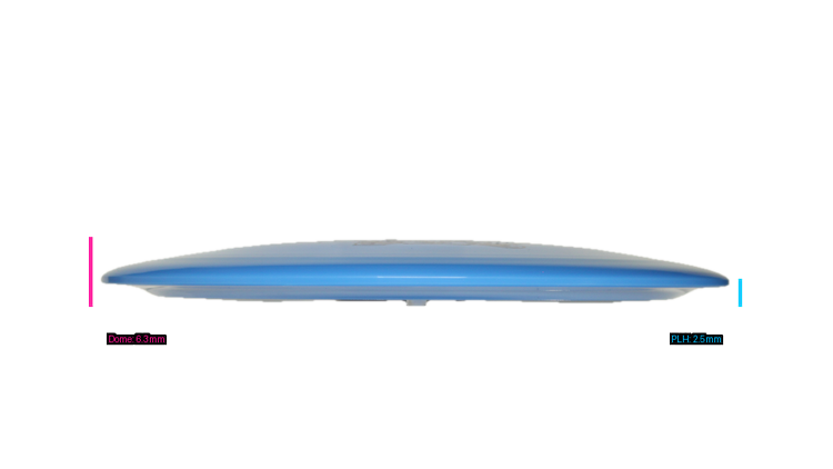 Latitude 64 Gold Sapphire Distance Driver Profile View