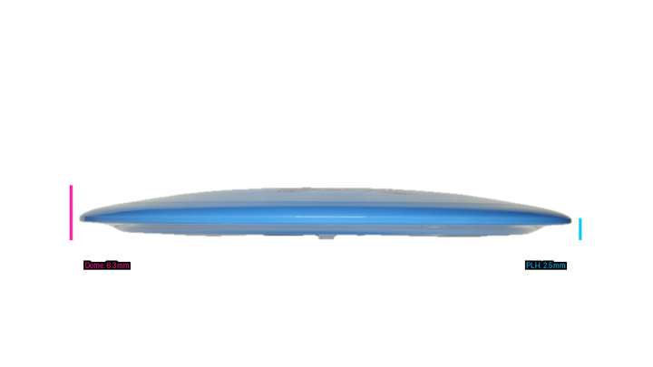 Latitude 64 Gold Sapphire Distance Driver Profile View