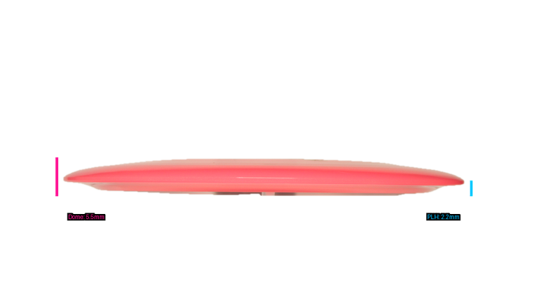 Latitude 64 Opto Air Sapphire Distance Driver Profile View