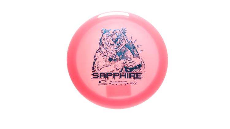 Latitude 64 Opto Moonshine Sapphire Distance Driver Front View