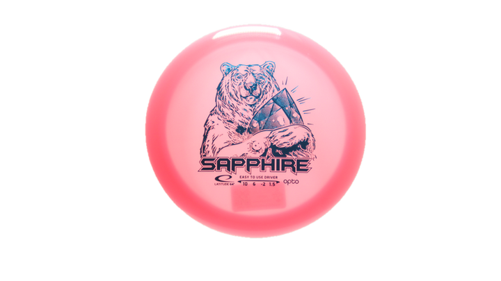 Latitude 64 Opto Moonshine Sapphire Distance Driver Front View