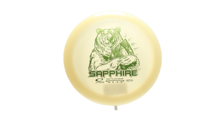 Latitude 64 Opto Moonshine Sapphire Distance Driver Front View