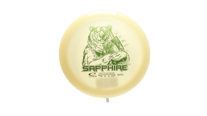 Latitude 64 Opto Moonshine Sapphire Distance Driver Front View