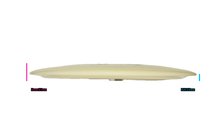 Latitude 64 Opto Moonshine Sapphire Distance Driver Profile View