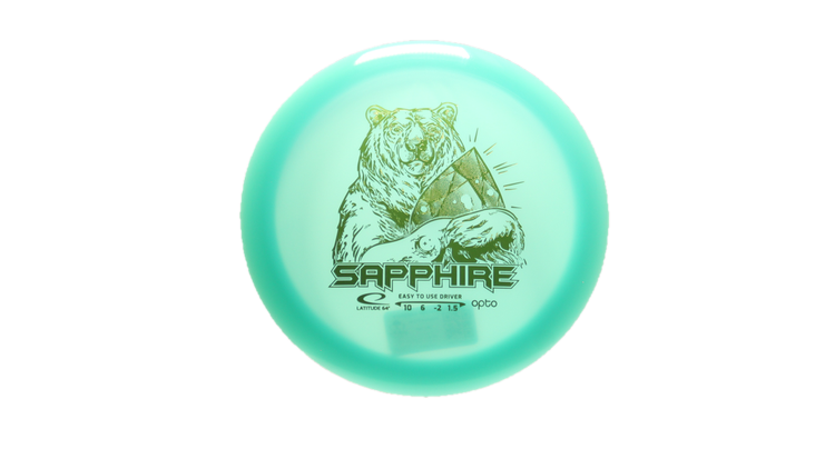 Latitude 64 Opto Moonshine Sapphire Distance Driver Front View