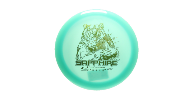 Latitude 64 Opto Moonshine Sapphire Distance Driver Front View