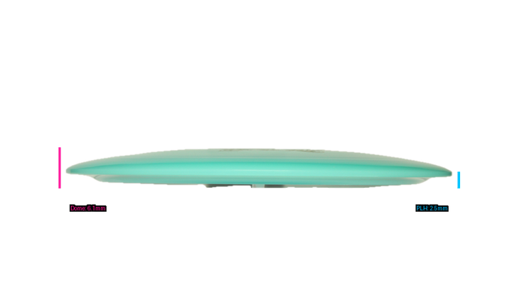 Latitude 64 Opto Moonshine Sapphire Distance Driver Profile View