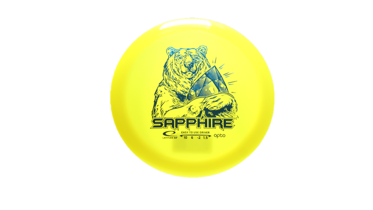 Latitude 64 Opto Moonshine Sapphire Distance Driver Front View