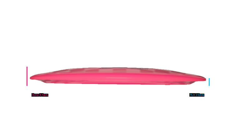 Latitude 64 Opto Sapphire Distance Driver Profile View