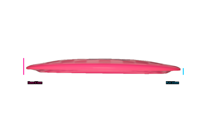Latitude 64 Opto Sapphire Distance Driver Profile View