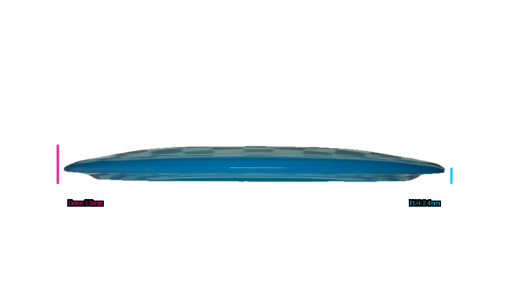 Latitude 64 Opto Sapphire Distance Driver Profile View